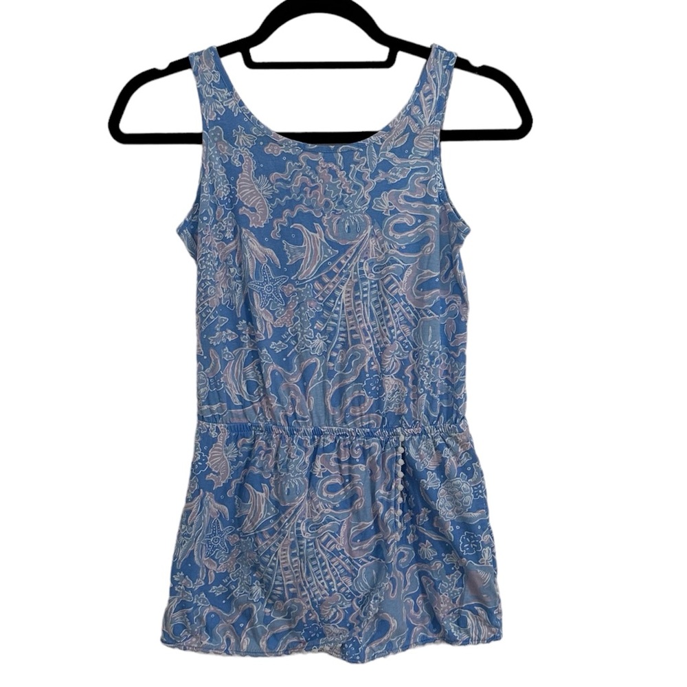 Lilly Pulitzer girls romper with skort bottom size Large 8/10